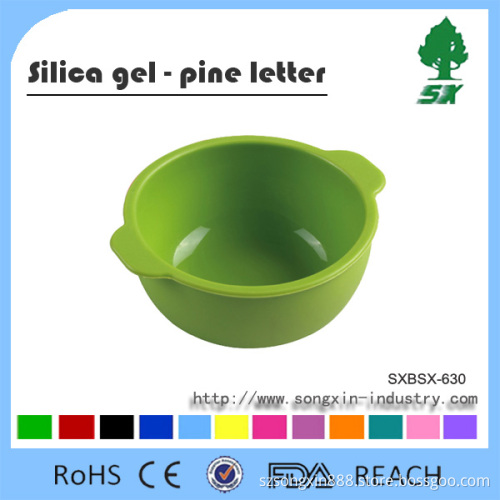 Unbreakable and Heat Resistantce BPA free silicone bowl/Baby Feeding Bowl
